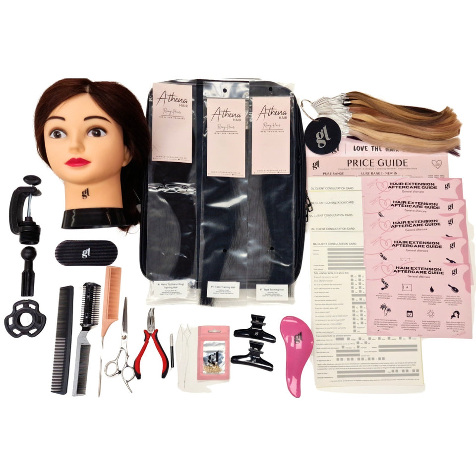Combined Tape and Nano Hair Extensions Kit - Elizabeth Sands Beauty School