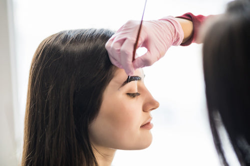 Combined Henna and Brow Lamination with kit (Face-To-Face) - ElizabethSands Beauty School